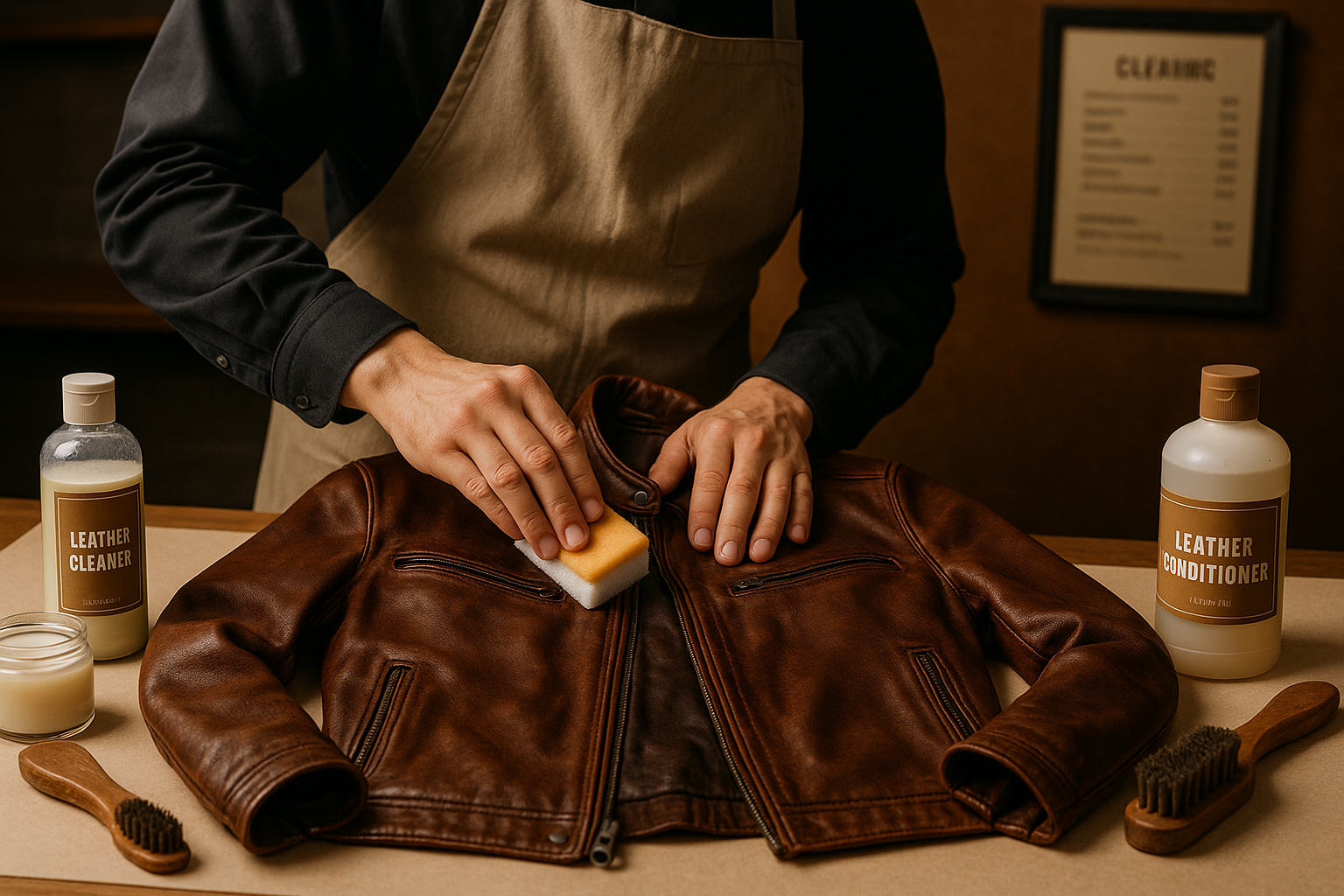 Average cost of professional leather jacket cleaning